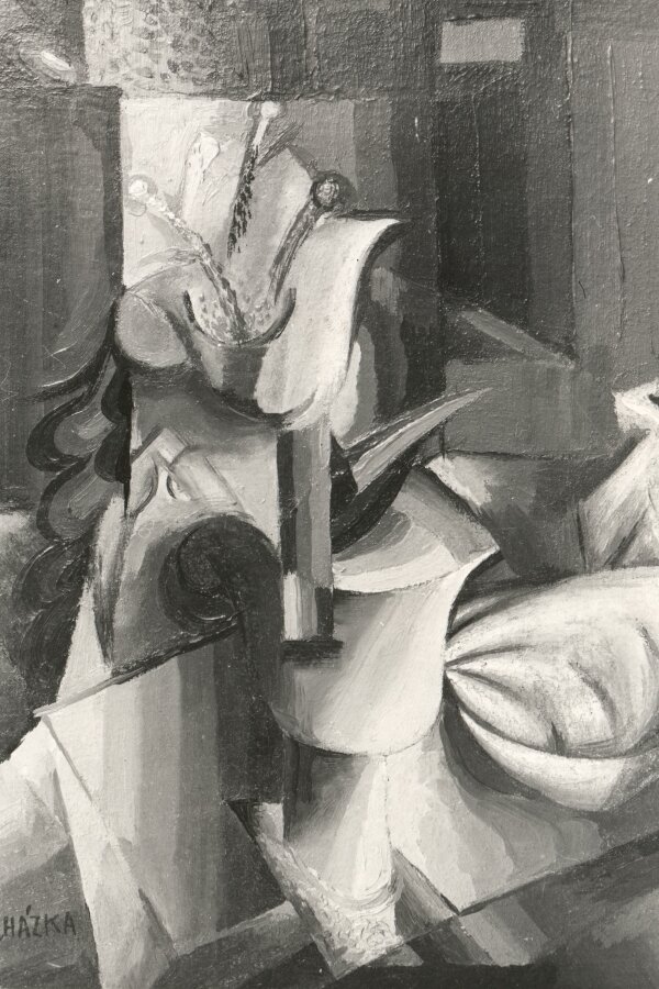 A. Procházka, Zátiší s ubrouskem 	Autor fotografie: Helena Machálková